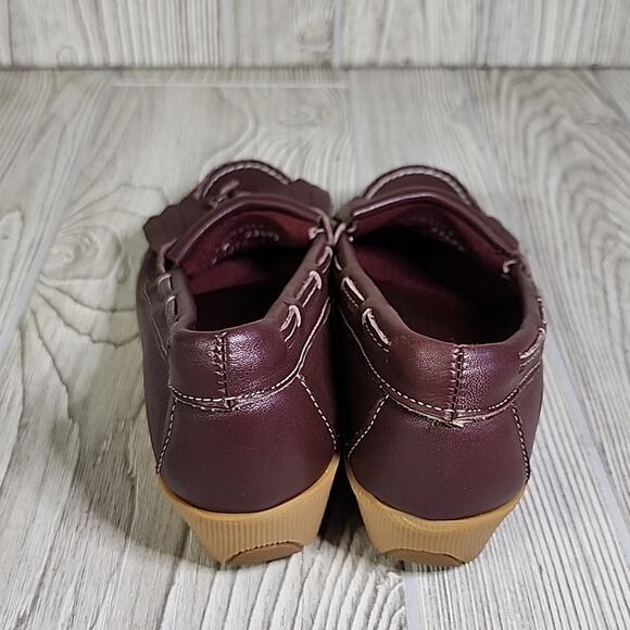 Dexter Leather Wedge Kilt Loafers Womens Size 7 - Picture 5 of 13
